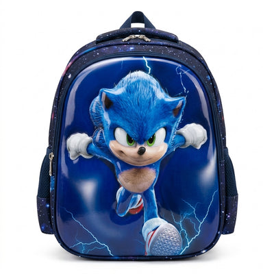Cartable Sonic Effet Galaxie Bleu 3D