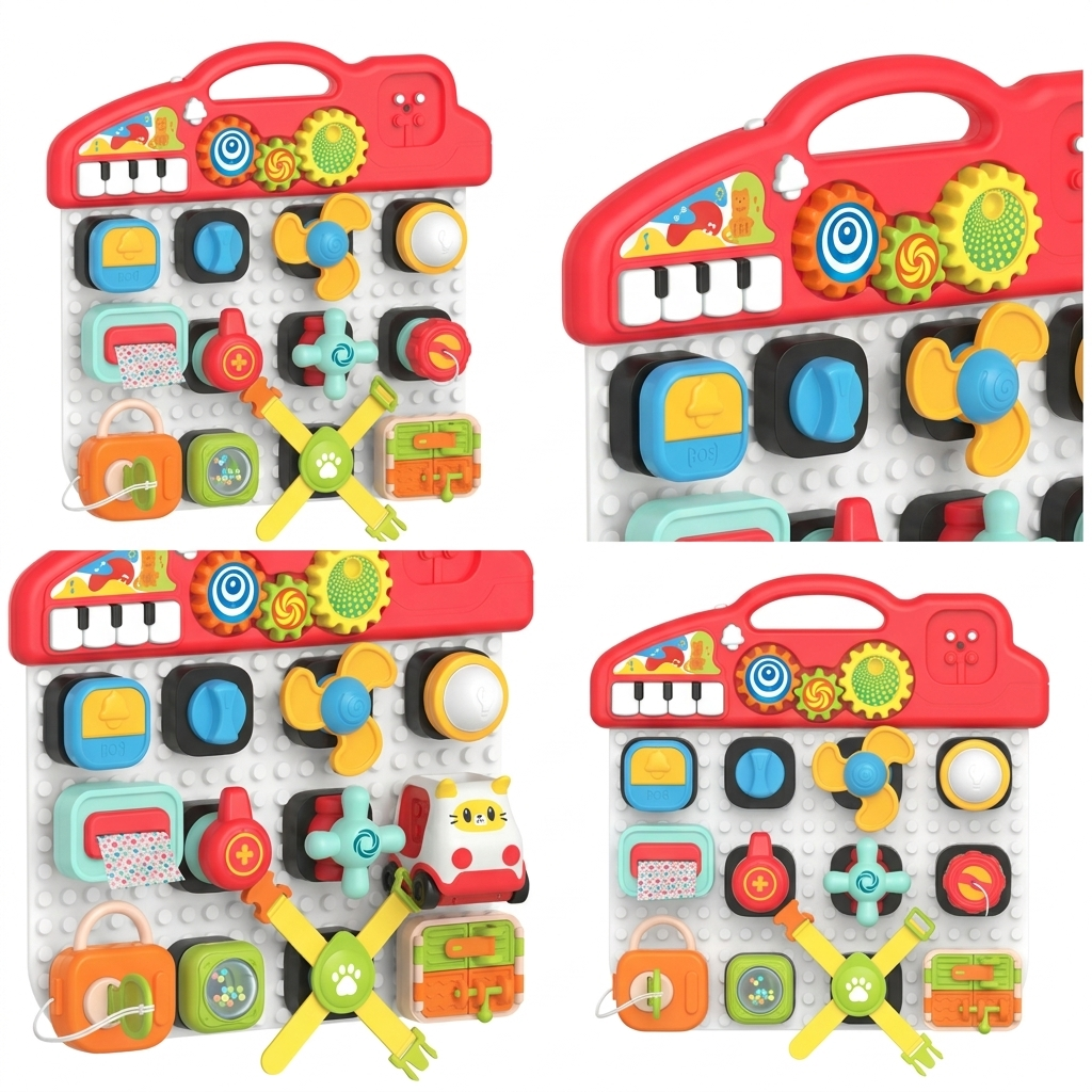 Musical Blocks Board – Tableau d’Apprentissage Musical Interactif pour Enfants - Huanger