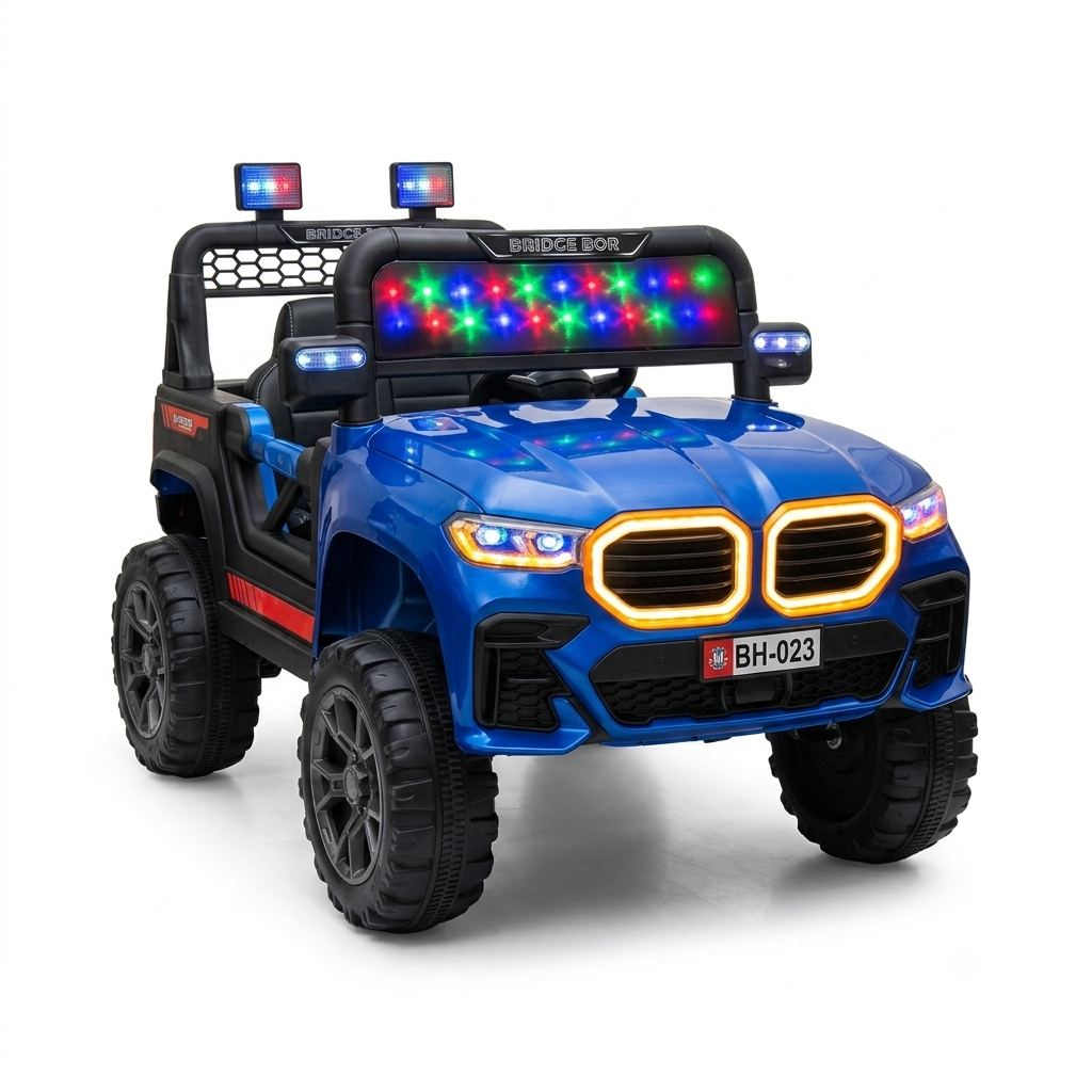 Voiture Électrique 4x4 Style BMW 12V pour Enfants – Télécommande, Musique & Lumières