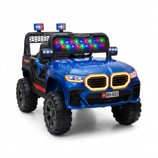 Voiture Électrique 4x4 Style BMW 12V pour Enfants – Télécommande, Musique & Lumières
