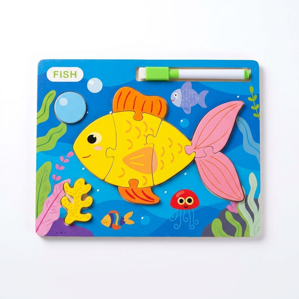 Puzzle bois Poisson