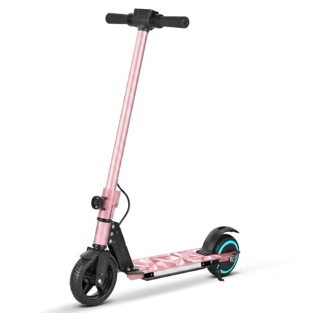 Trottinette Électrique Enfant 130W Pliable avec LED - 6 à 14 ans