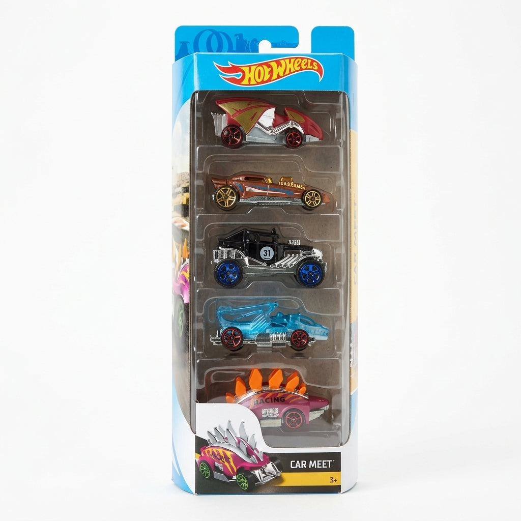 Coffret de 5 Voitures Miniatures Car Meet