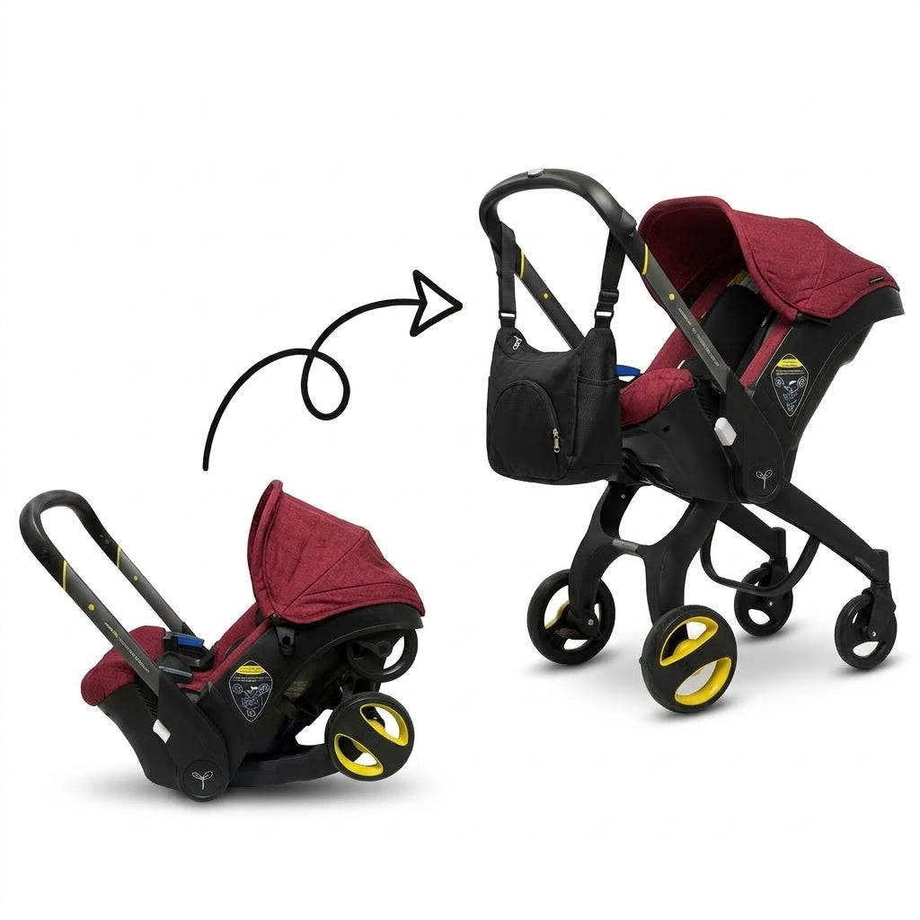 Poussette Siège Auto 2 en 1 Transformable + Sac Offert