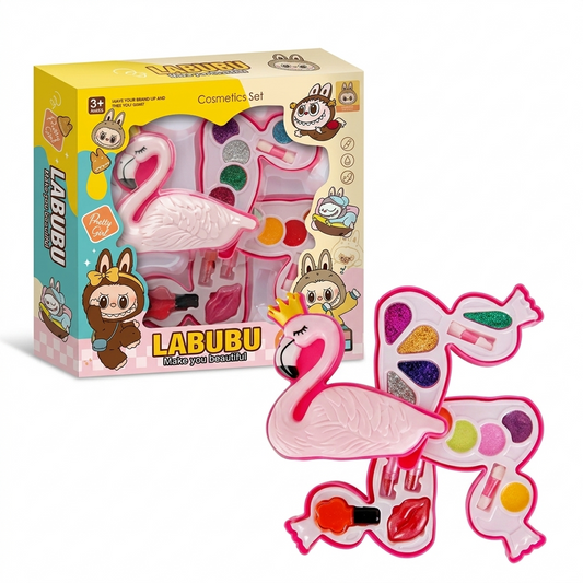 Kit Maquillage Labubu – Flamant Rose