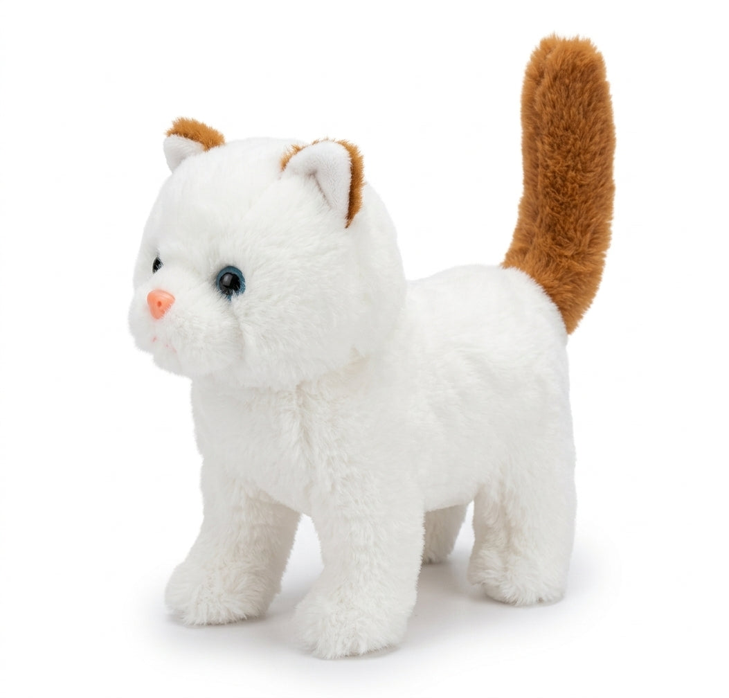 Chaton Siamois Interactif – Peluche Animée avec Sons et Mouvement