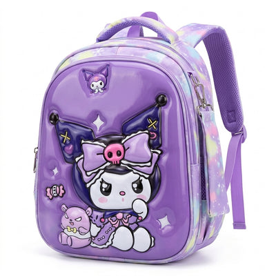 Cartable Kuromi Sanrio Violet Holographique