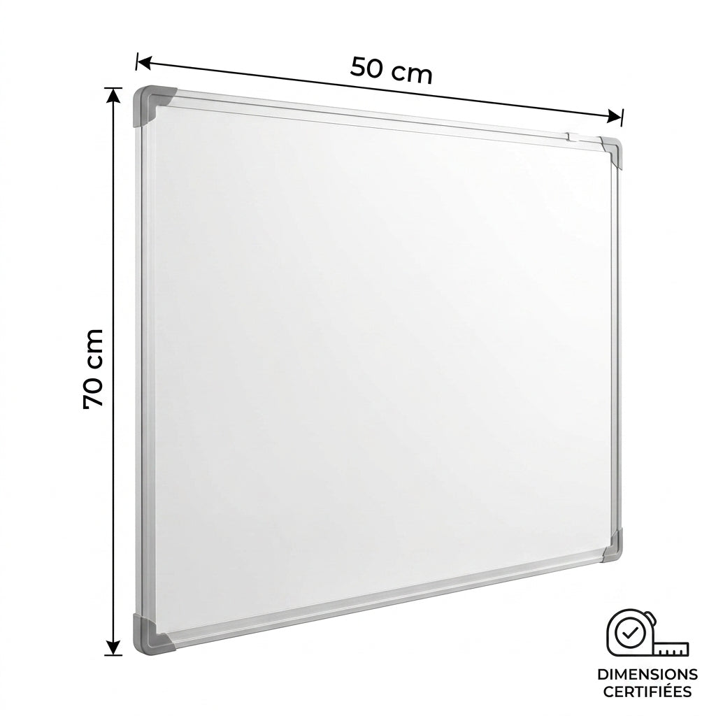 Tableau Blanc Magnétique pour Enfant 70x50cm