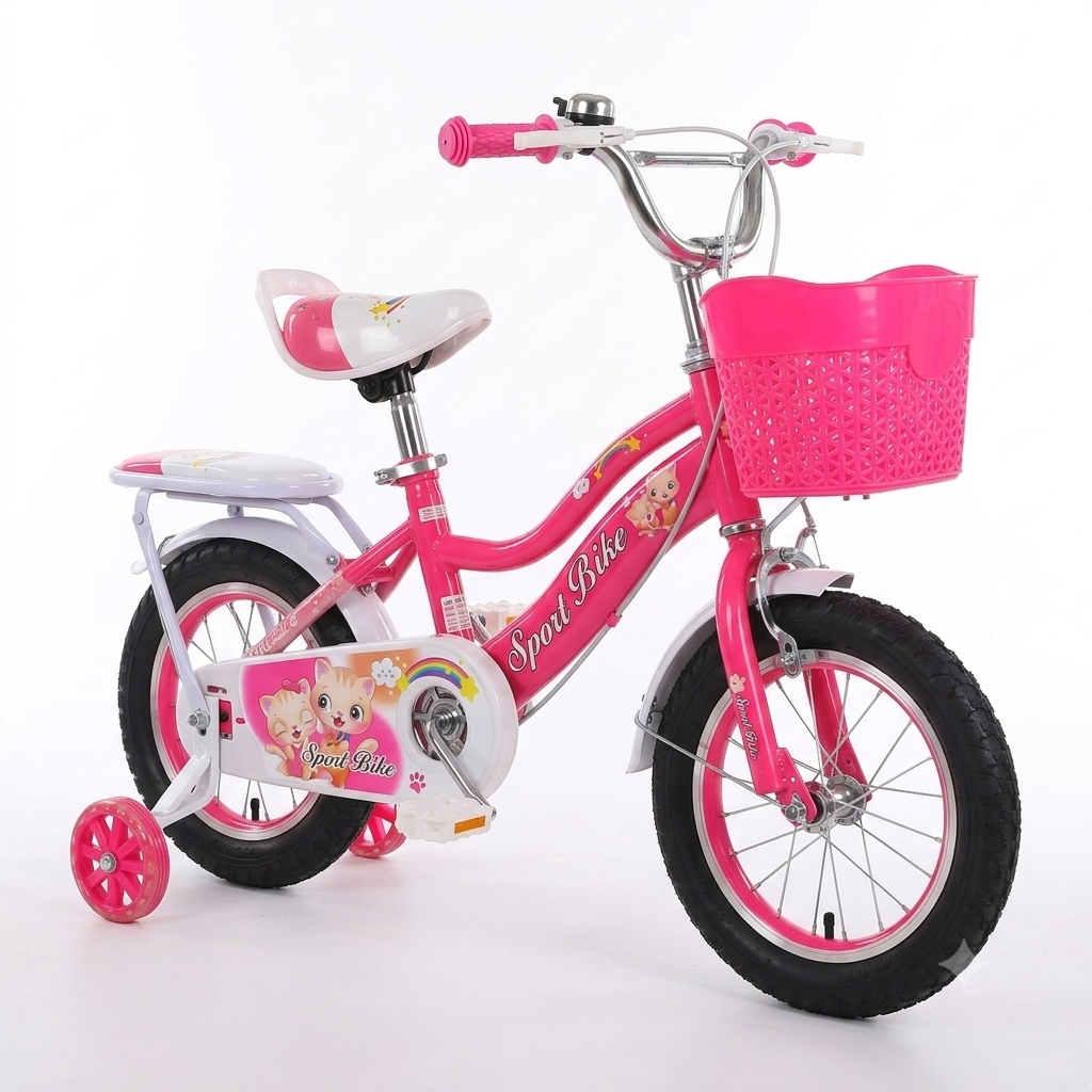 Vélo Fille 12 Pouces – Rose