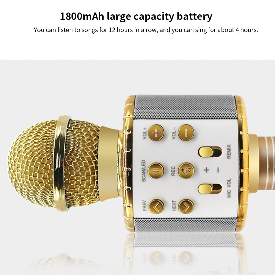 Microphone Karaoké Sans Fil