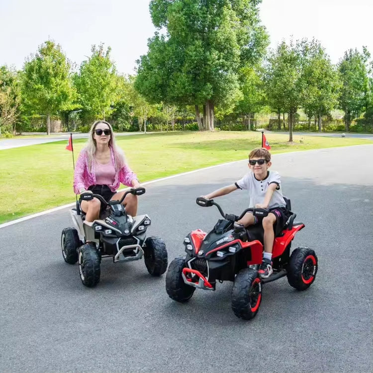 Quad Électrique pour Enfant 12V avec Grand Siège