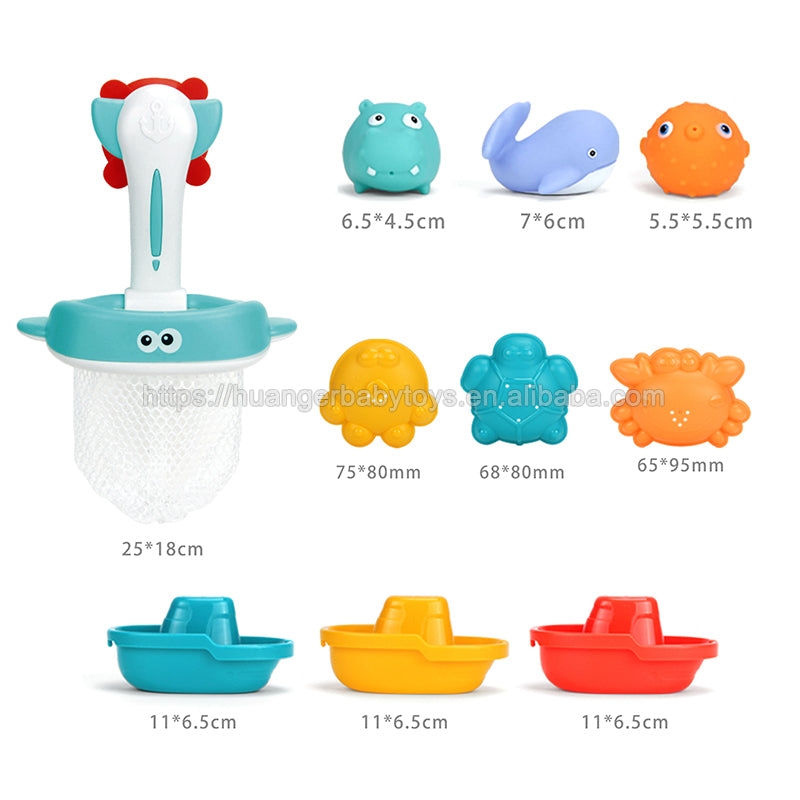 Set de Bain 10 Pièces - Jouets Aquatiques pour Bébé - Huanger