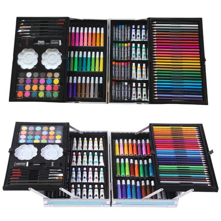 Mallette de Dessin 145 pièces pour enfants