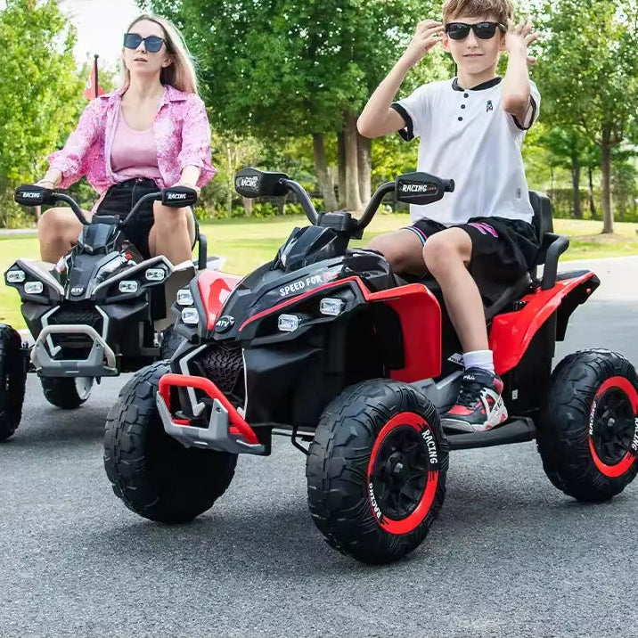 Quad Électrique pour Enfant 12V avec Grand Siège
