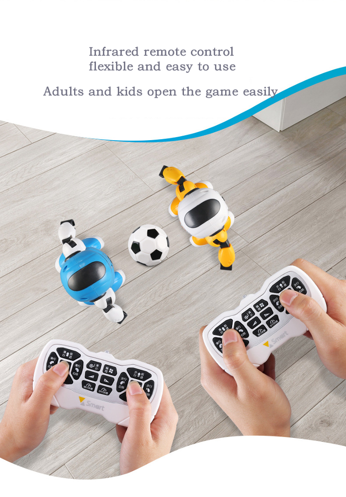 Robot de Football Intelligent RC – Pack 2 Robots avec Buts