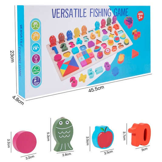 Jeu en Bois Huarong – Jeu de Pêche et de Logique Mathématique
