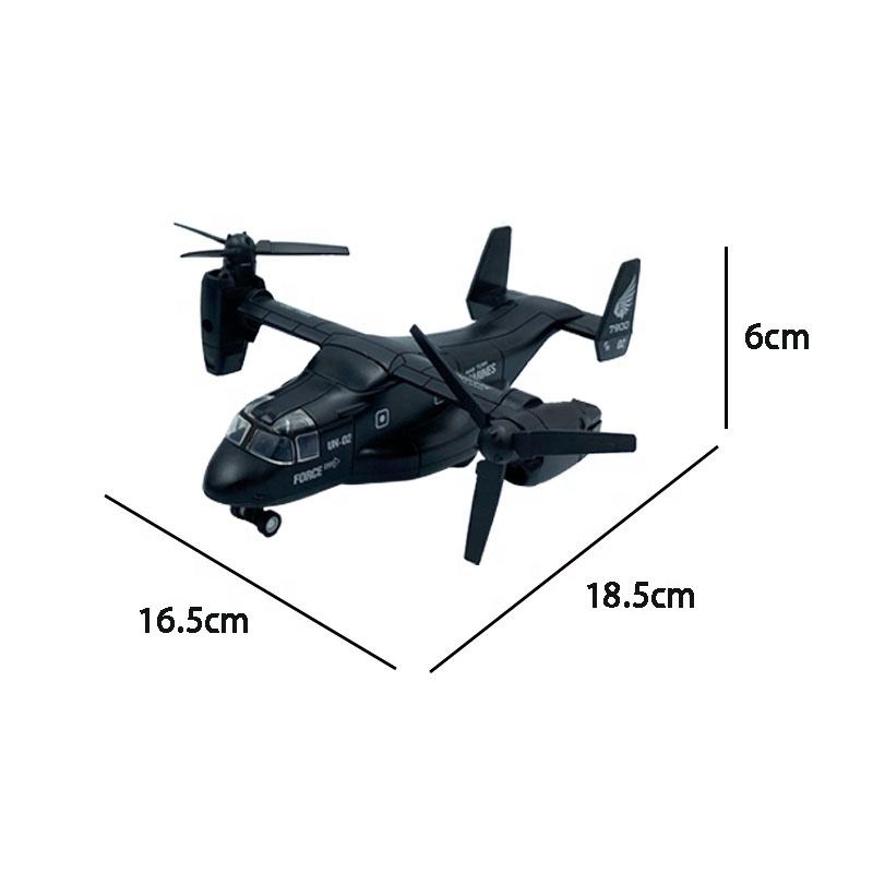 Modèle d'Avion Militaire Osprey – Échelle 1/400