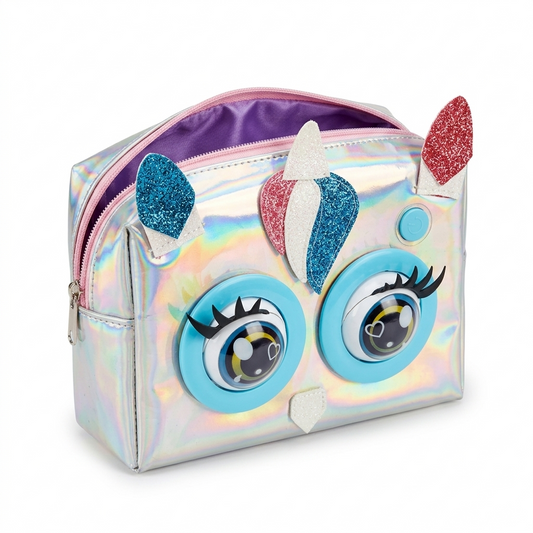 Trousse de Maquillage Licorne – Design Holographique & Amusant