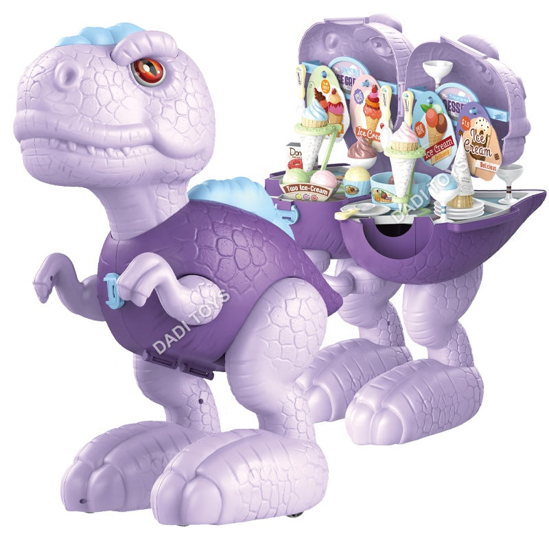 Ice Crem Dinosaure 2-en-1 pour Enfants - 47 Accessoires