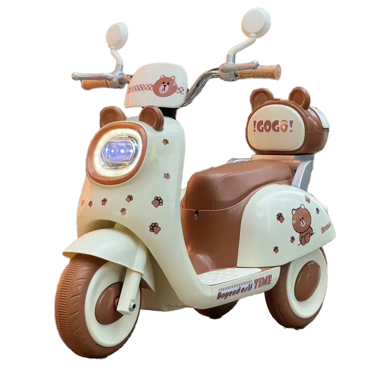 Moto Électrique Enfant 6V – Style Animal Mignon