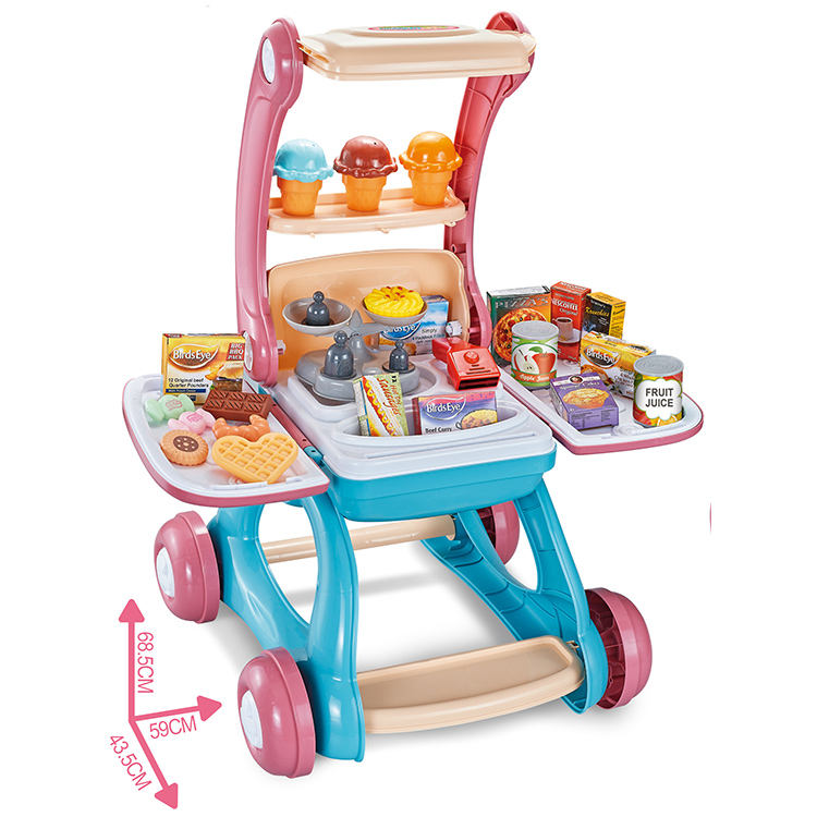 Supermarché 2 en 1 avec Chariot Transformable