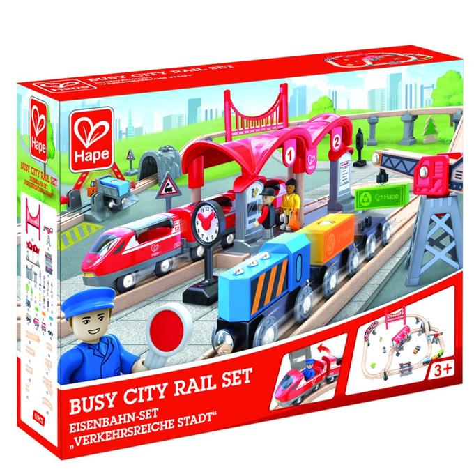 Coffret de Trains Urbains Animés - Hape
