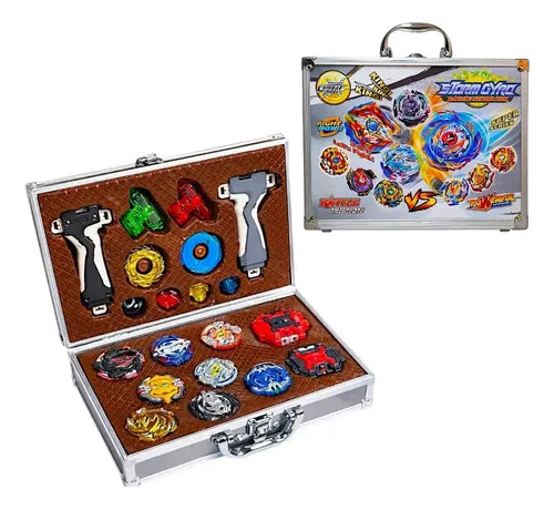Storm Gyro – Coffret de Toupies de Combat Type Beyblade en Malette