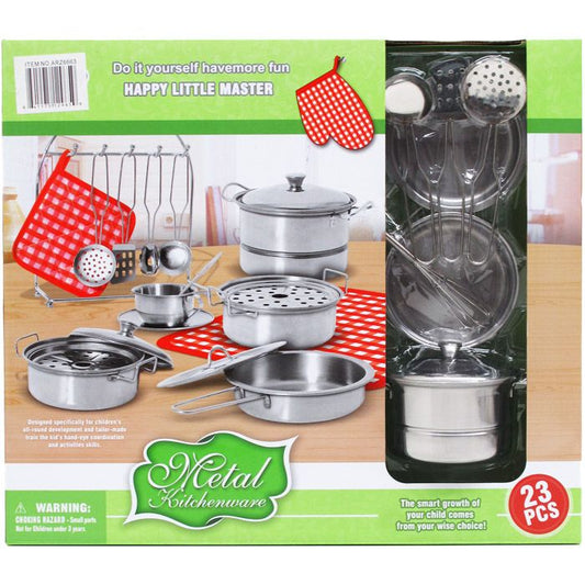 Ensemble de Cuisine en métal (23 pièces)