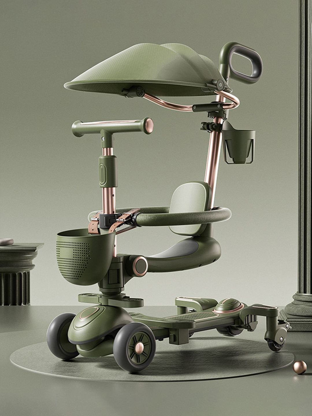 Trotteur Évolutif 6 en 1 – Porteur Multifonction pour Enfant