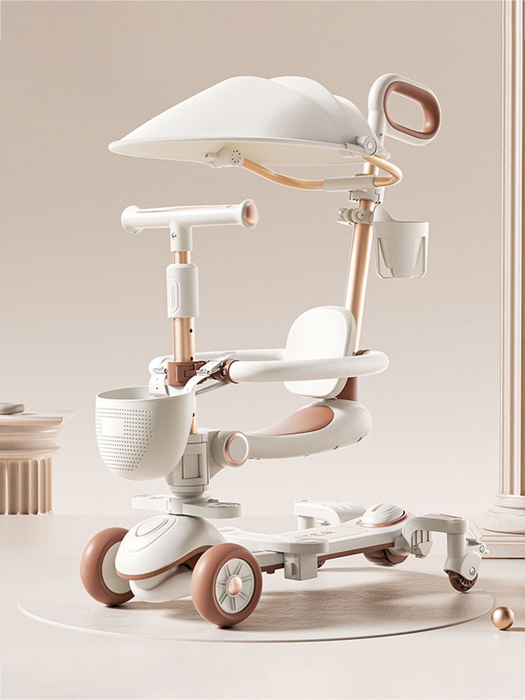 Trotteur Évolutif 6 en 1 – Porteur Multifonction pour Enfant