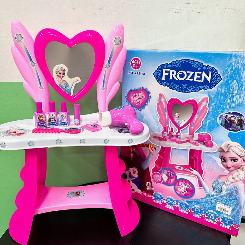 Coiffeuse Enfant avec Accessoires : La Reine des Neiges (Frozen)