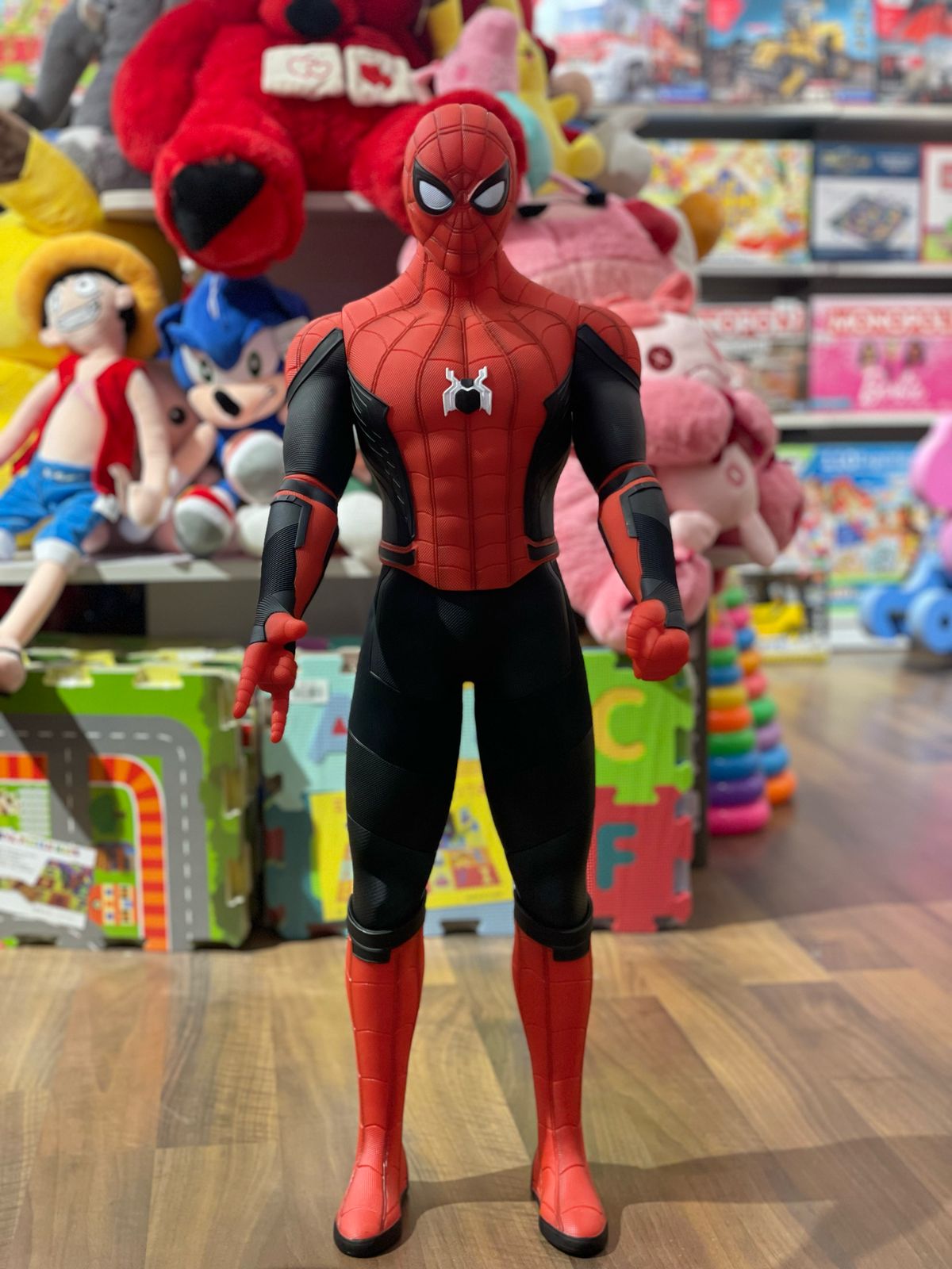 Figurine d'action Spider-Man Rouge ou Noir (78cm)