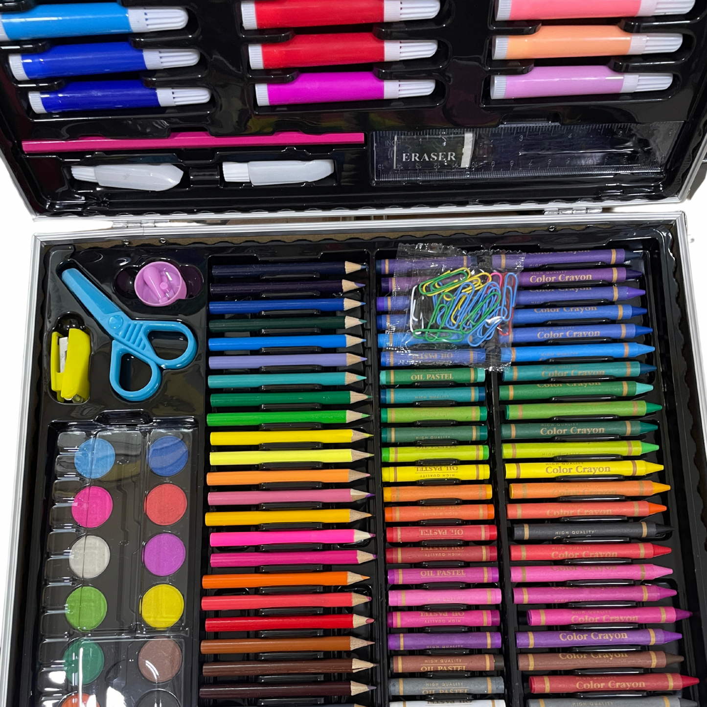 Coffret de 152 pièces de Fournitures Artistiques pour Enfants