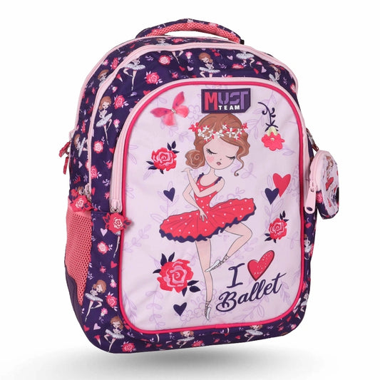 Sac à dos Must I Love Ballet – Cartable scolaire 43 cm