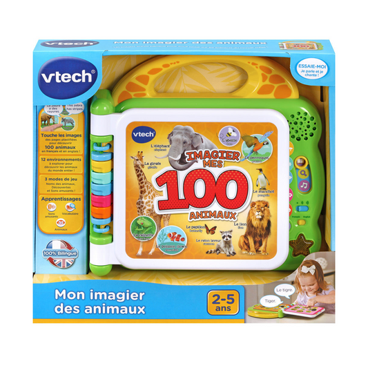 Mon Imagier :  100 Animaux Bilingue – VTech