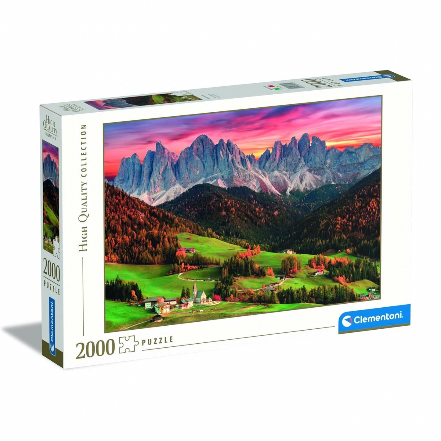 Puzzle 2000 pièces : Al Di Funes, Alpes Italiennes – Clementoni