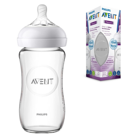Biberon Natural en Verre 240 ml (1M+) - Philips Avent