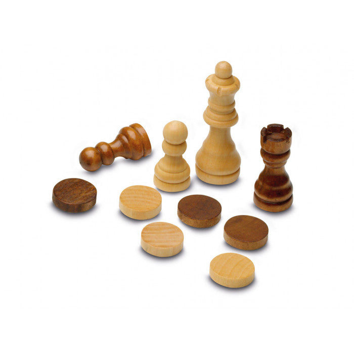 Cayro 3 en 1 – Échecs, Dames et Backgammon