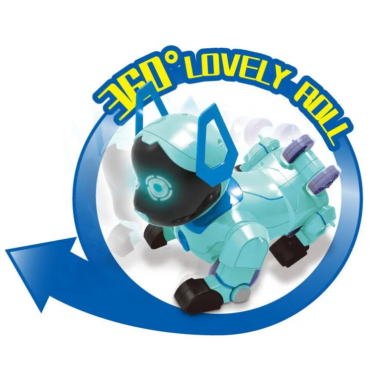 Robot Chien Intelligent “Puppy Stuntroll” avec Montre Télécommande