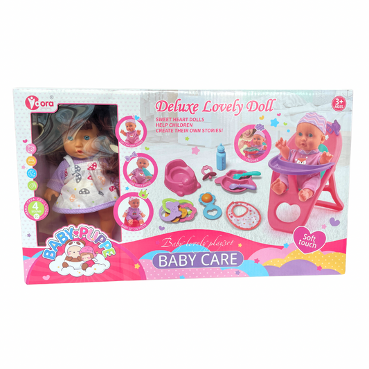 Deluxe Lovely Doll - Baby Puppe