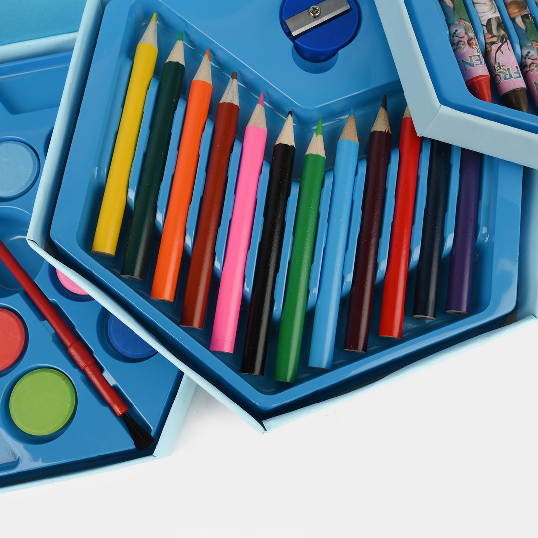 Kit de Coloriage Complet 46 Pièces – Mallette Créative pour Enfants