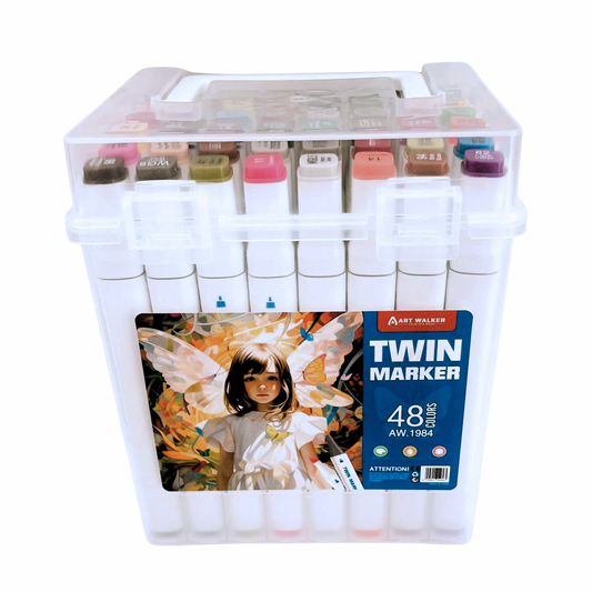Coffret 48 Feutres Double Pointe – Twin Marker