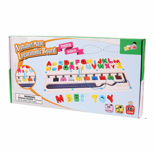 Labyrinthe Alphabet en Bois Montessori – Puzzle Éducatif