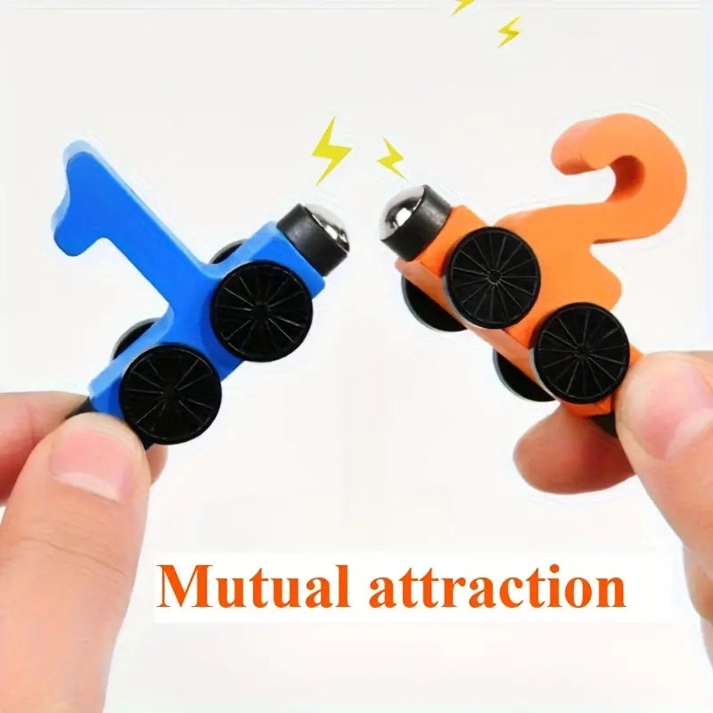 Train magnétique éducatif en bois – Apprentissage des chiffres et symboles mathématiques