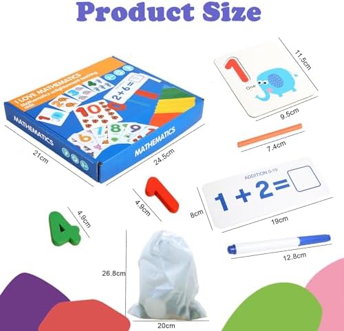 Jeu Montessori de Mathématiques – Bâtons de Comptage et Blocs Numériques