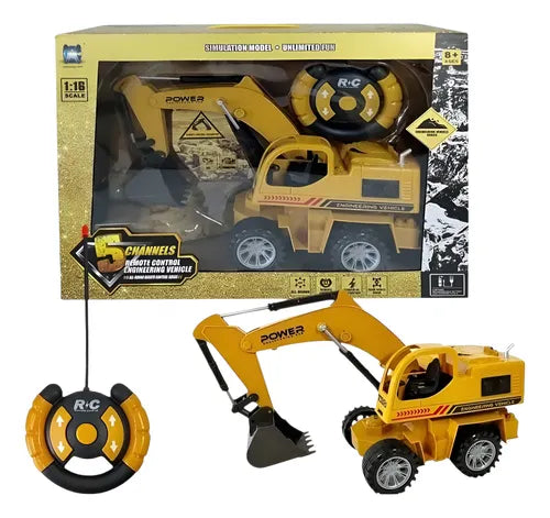 Jouet Camion Excavatrice Rechargeable Télécommandé