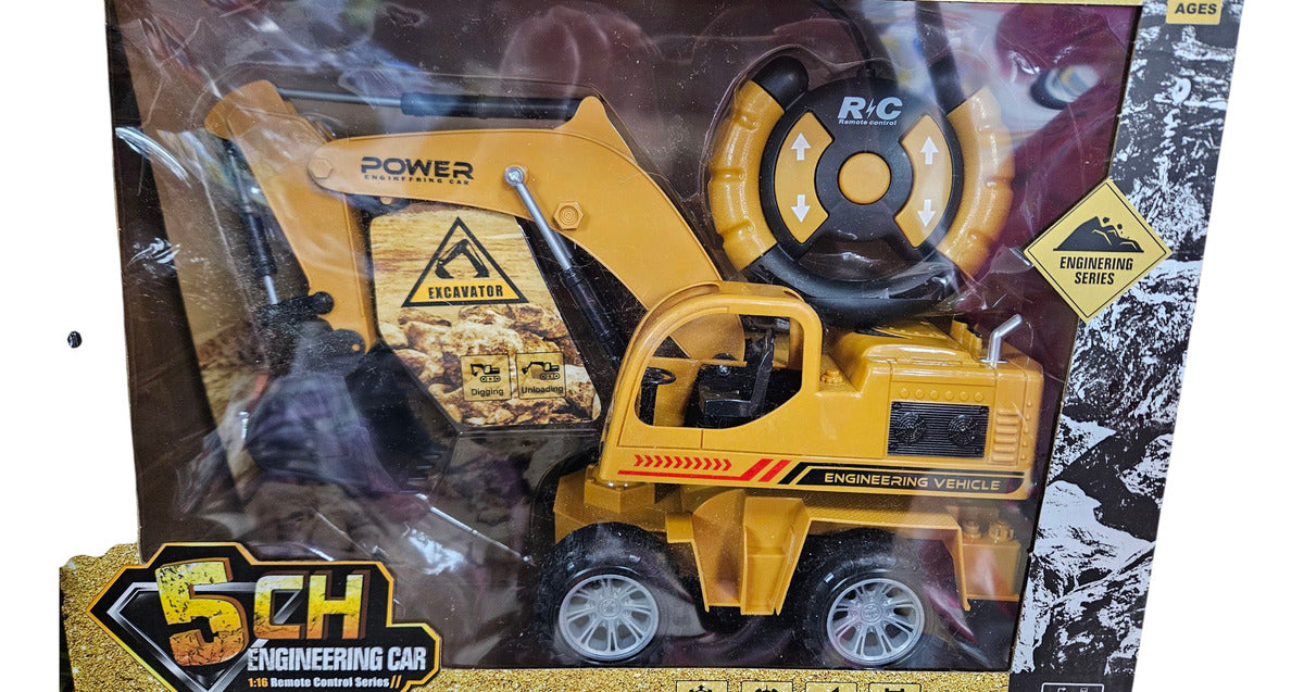 Jouet Camion Excavatrice Rechargeable Télécommandé