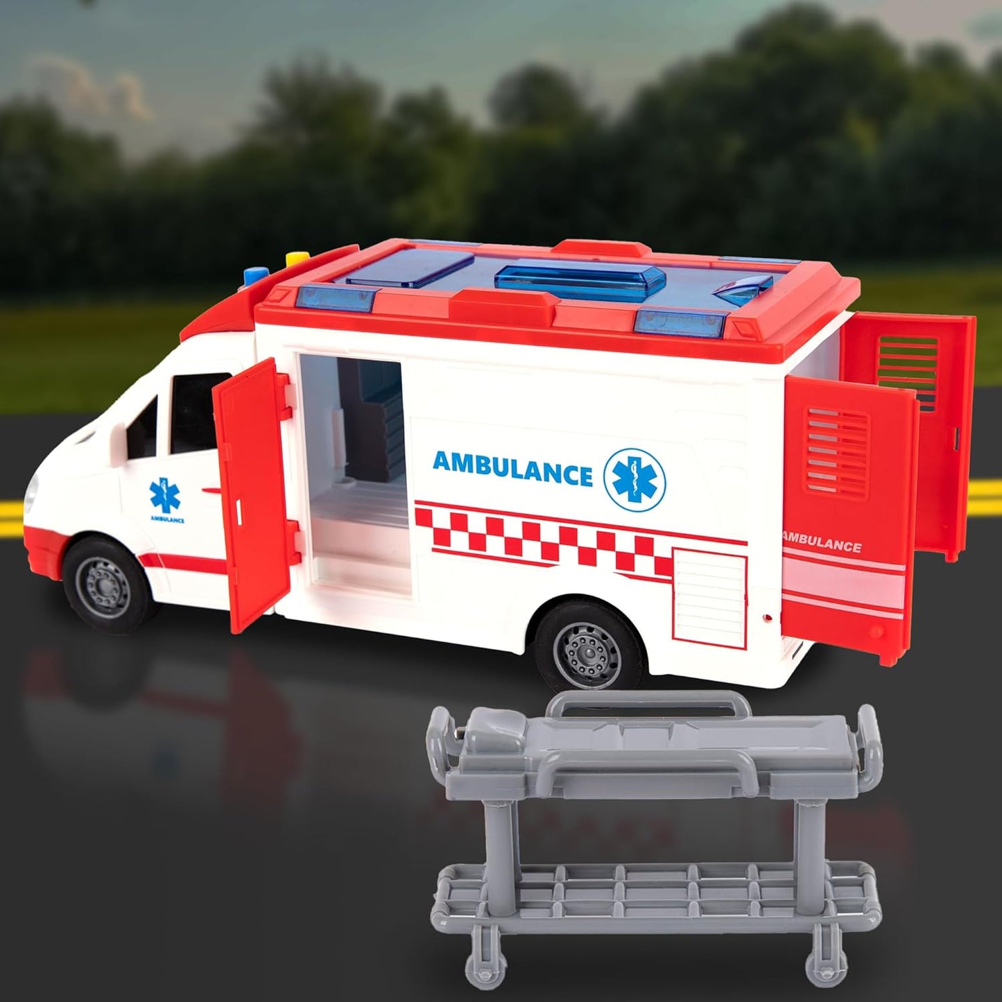 Camion Jouet Ambulance - Lumières et Sirènes