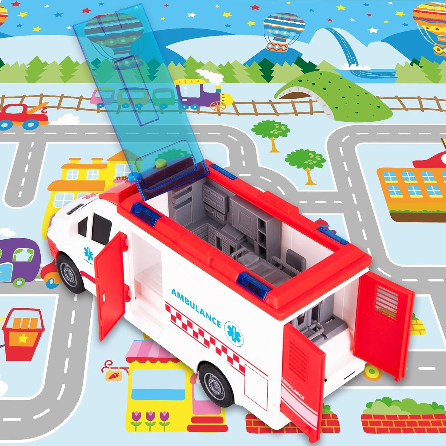 Camion Jouet Ambulance - Lumières et Sirènes