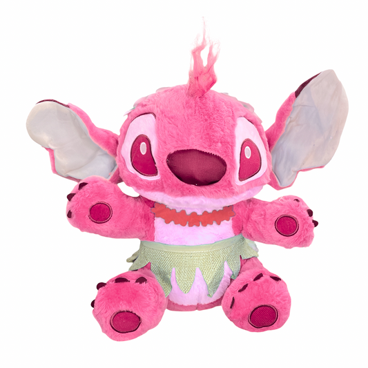 Stitch – Peluche 30 cm, Taille Moyenne, Rose